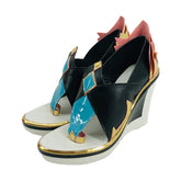 Genshin Impact Shenhe Cosplay Shoes for Anime Convention 2D Performance - Halloweez